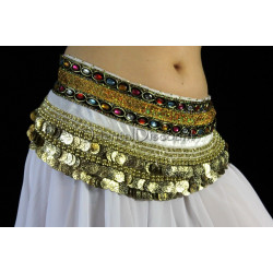 Ceinture velours blanc