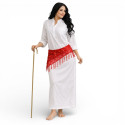 Robe Baladi blanche — Costume de danse orientale folklorique du S au 3XL
