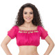 Brassière de danse orientale fuschia - 1