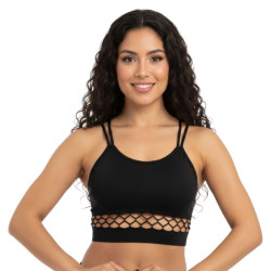 Crop top de danse noir pour Femme - 1