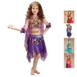 Costume de danse orientale et indienne enfant - 1