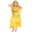 Tenue enfant de danse orientale 2 pièces jaune