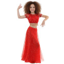 Tenue orientale enfant 2 pièces rouge