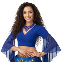 Top manches voilées de danse orientale