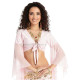 Top manches voilées de danse orientale rose - 1