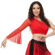 Top de danse orientale à manche rouge - 4