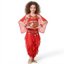 Costume enfant pour la Danse orientale / Indienne rouge et or