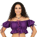 Brassière de danse orientale violet