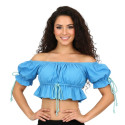 Brassière de danse orientale bleu