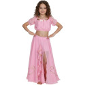 Costume de danse orientale enfant rose clair