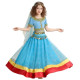 Costume de danse indienne fillette top et jupe - 2