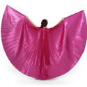 Ailes d'isis de danse orientale fushia opaque