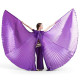 Ailes d'isis de danse orientale ouvertes violettes - 1