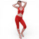 Tenue confortable pour cours de danse rouge - 1