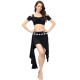 Tenue de danse orientale pour cours 2 pièces top jupette - 2