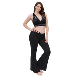 Tenue de cours de danse orientale noire strass - 1