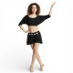 Tenue d'entrainement de danse orientale noire - 1
