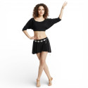 Tenue d'entrainement de danse orientale noire