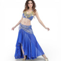 Ensemble top jupe sirène bleu roy