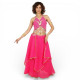 Costume de danse orientale fuschia - 1