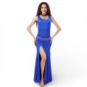 Robe de danse orientale bleu roy femme