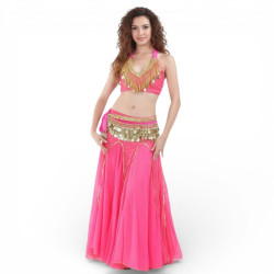 Ensemble de danse orientale sirène fushia - 1