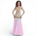 Ensemble de danse orientale sirène rose clair