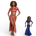 Tenue de danse orientale choli strass