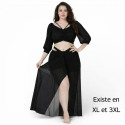 Tenue de danse orientale grande taille noire