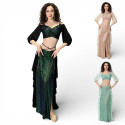 Tenue de danse orientale 2 pièces reflets scintillants