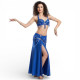 Costume de danse orientale bleu roy - 1