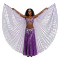 Ailes d'isis de danse orientale violet clair