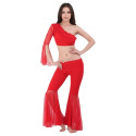 Tenue pour cours de danse orientale rouge