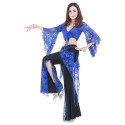 Tenue de cours de danse orientale bleu roy