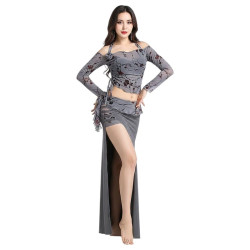 Costume de scène oriental jupe longue et top - 1