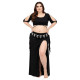 Costume de danse orientale rouge ou noir Taille XL/2XL - 3