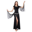 Robe de danse orientale noire femme