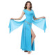 Robe de danse orientale turquoise femme - 1