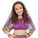 Brassière enfant de danse orientale violette - 1