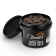 Savon noir Ethnika Black Soap pot vue face savon noir exfoliant hammam
