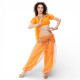 Costume de danse orientale top sarouel orange - 1
