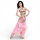 Costume de danse orientale top sarouel rose clair - 1