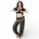 Costume de danse orientale top sarouel noir - 1