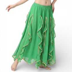 Jupe de danse orientale vert - 1