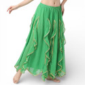 Jupe de danse orientale vert