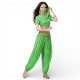 Costume de danse indienne Haut + Pantalon + Ceinture - 5