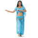 Costume de danse orientale top sarouel turquoise - 1