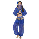 Tenue orientale top sarouel bleu nuit