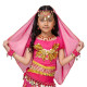 Voile de tête de danse orientale enfant fuschia - 1