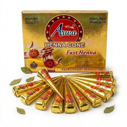 Cône de henné naturel Arwa prêt à l’emploi pour tatouage mehndi - 3